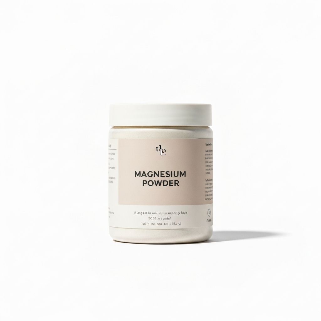 Magnesium Pulver Behälter